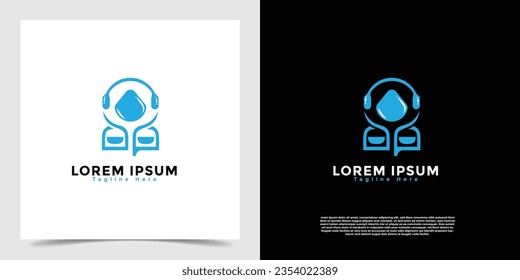 Cute mascot Gaming Logo, Vektorvorlage. Logo des Spielers Silhouette-Symbol