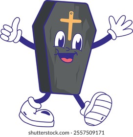 Cute mascot halloween character illustration