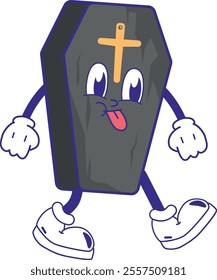 Cute mascot halloween character illustration