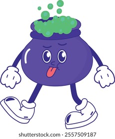 Cute mascot halloween character illustration