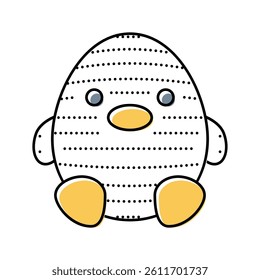 cute mascot kawaii color icon vector. cute mascot kawaii sign. isolated symbol illustration