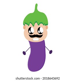 Diseño de Mustache de Huevos de Masa de Mascota Cubierta