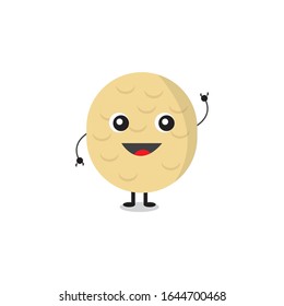 cute mascot vegetable potato vector design eps 10.