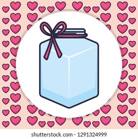 cute mason jar icon