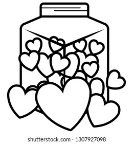 cute mason jar icon