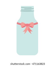 cute mason jar isolated icon vector illustration design