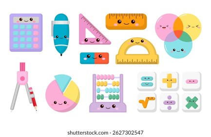 Cute Math class school supplies element