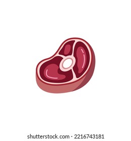 Cute meat vector art and graphics