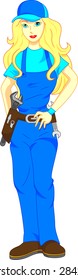 cute mechanic cartoon