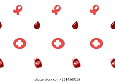 Cute Medical Seamless Pattern Perfect Kids Apparel Trendy Cartoon Textil für Krankenpfleger Klinik Wrapping Collage Drug Pharmacy Notfall Arzt Print Vektor Illustrationen