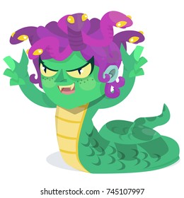 cute medusa angry
