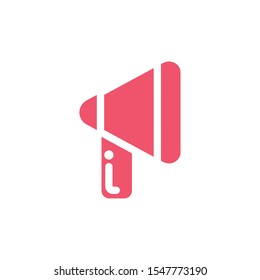 cute megaphone with white background vector illustration design
