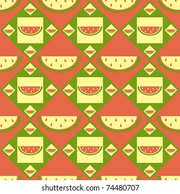 cute melon pattern