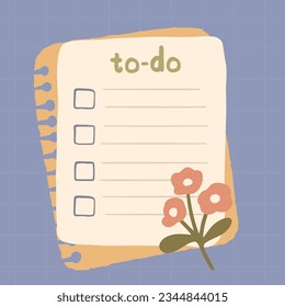 Cute Memo Templates, Striped Notes, and Blank Notebooks. Isolated Daily Planner stickers