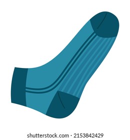 Cute men classic woolen socks. Vector illustration of stylish hosiery collection. Cartoon winter warm footwear isolated on white