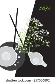 Cute menu card. vector illustration Best for your cafe, restaurant, menu cards, advertising flyers