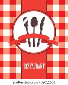 cute menu card. vector illustration