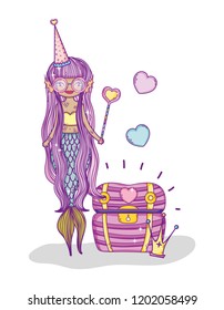 cute mermaid cartoon