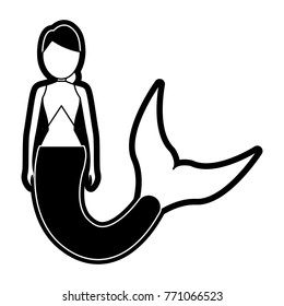 cute mermaid icon image