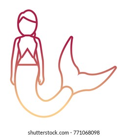 cute mermaid icon image