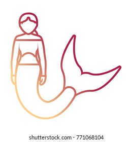 cute mermaid icon image