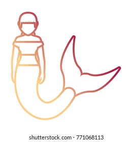 cute mermaid icon image