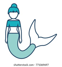 cute mermaid icon image