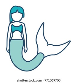 cute mermaid icon image