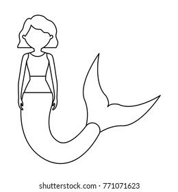 cute mermaid icon image