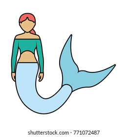 cute mermaid icon image