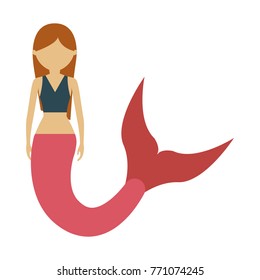 cute mermaid icon image