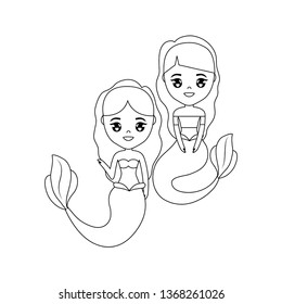 cute mermaids avatar character