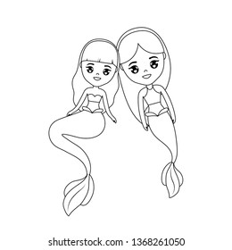 cute mermaids avatar character
