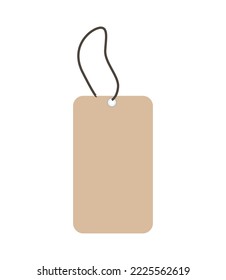 Cute merry christmas greeting tag. vector illustration.