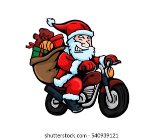 3,684 Santa on a motorcycle Images, Stock Photos & Vectors | Shutterstock