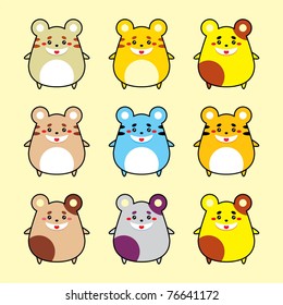 cute merry rat