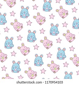 cute mice funny animals background