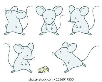 cute mice set