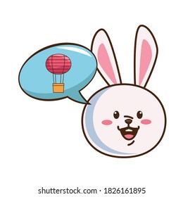 diseño de ilustraciones vectoriales de caracteres de conejo lindo mediados de otoño