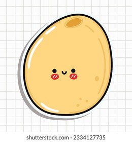 Cute Millet sticker character. Vector hand drawn cartoon kawaii character illustration icon. Happy Millet sticker character concept