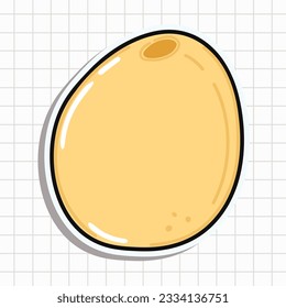 Cute Millet sticker character. Vector hand drawn cartoon kawaii character illustration icon. Happy Millet sticker character concept