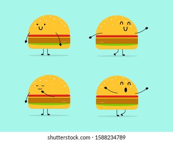 Cute mini burger, suit for you who find simple character of cute foods.