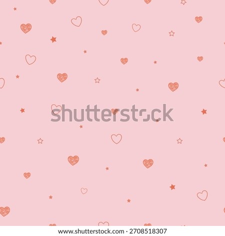 
Cute Mini Hearts Seamless Pattern