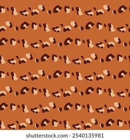 Cute minimalist animal print striped pattern