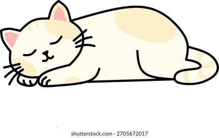 A cute minimalist cat icon set featuring various playful and relaxing poses in soft pastel colors.