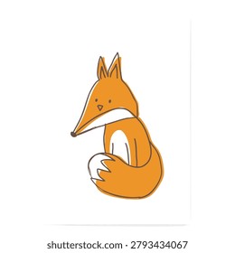 A cute minimalist doodle