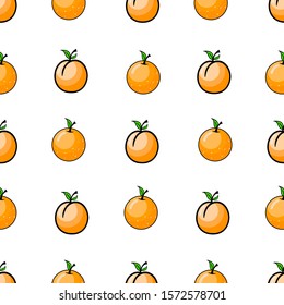 cute and minimalist two object apricot and orange background pattern
