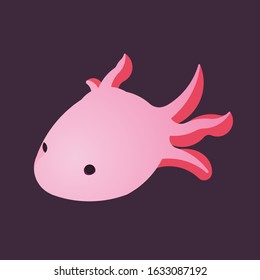 Cute minimalistic axolotl. Hope you'll like it.