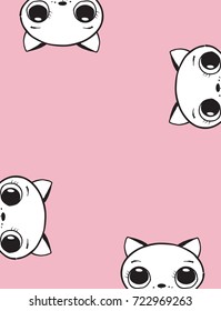 cute modern background, illustration in vector format