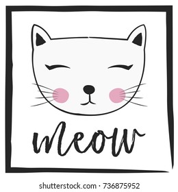 cute modern background, illustration in vector format